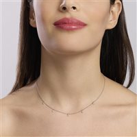 Collana Mabina Donna MY DIAMOND in Argento Diamante Lab Grown 0.18 Ct 553812 - 553812